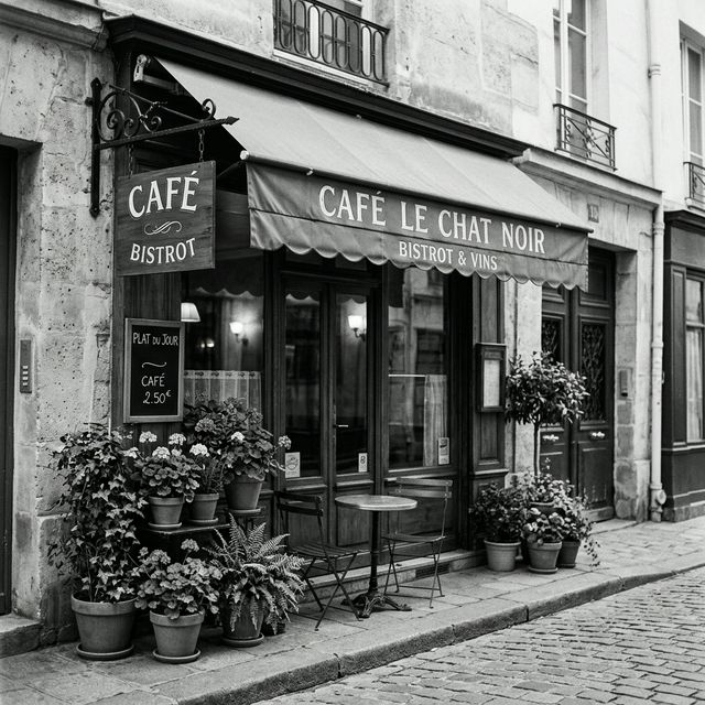 Café storefront